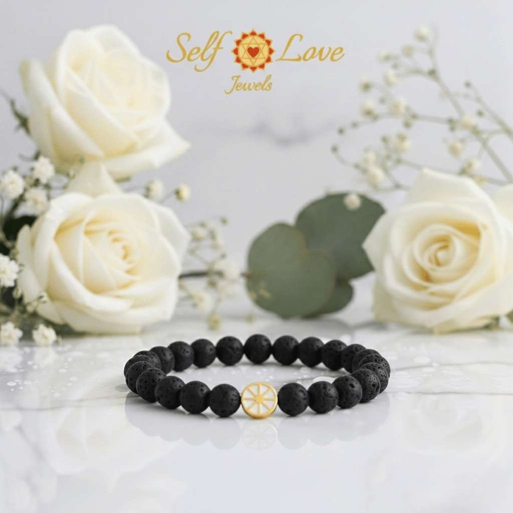 Lava Beads & Spirit Element (White)