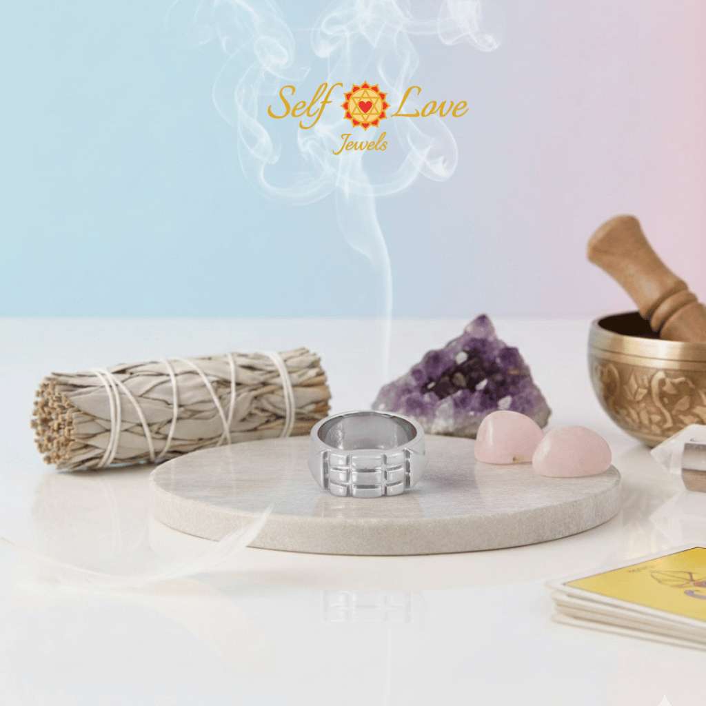 Aura Enhancer Atlantis Ring - 8mm: (92.5 Sterling Silver)