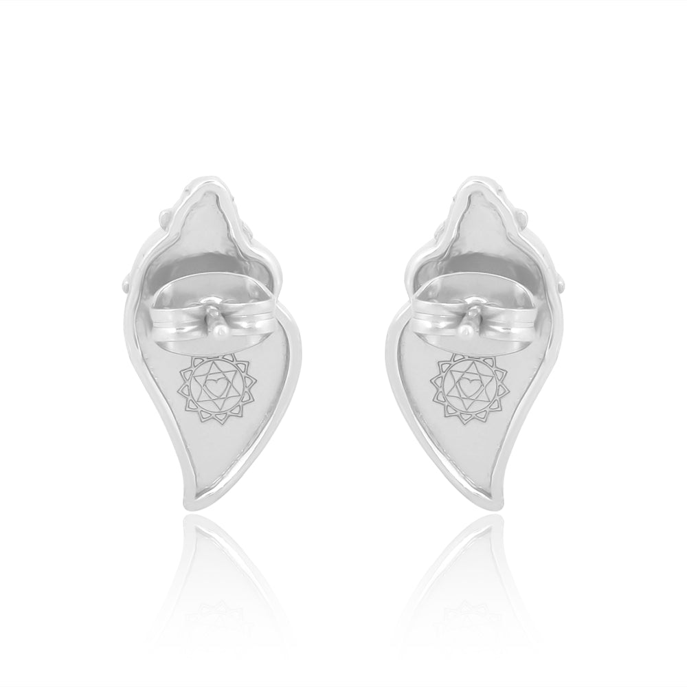 Conch Shell Earrings (92.5 Sterling Silver)