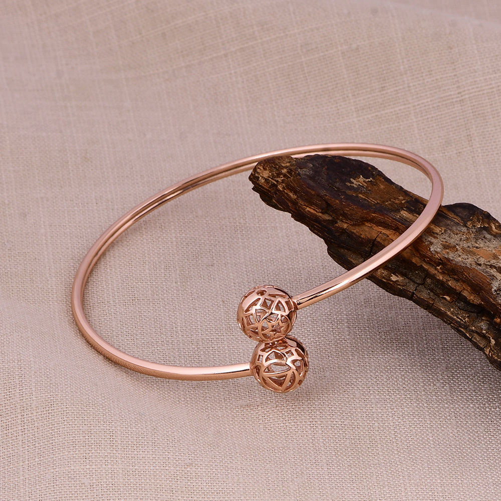 Creative Explorer Bracelet (Silver with 18kt Rose Gold Micron)