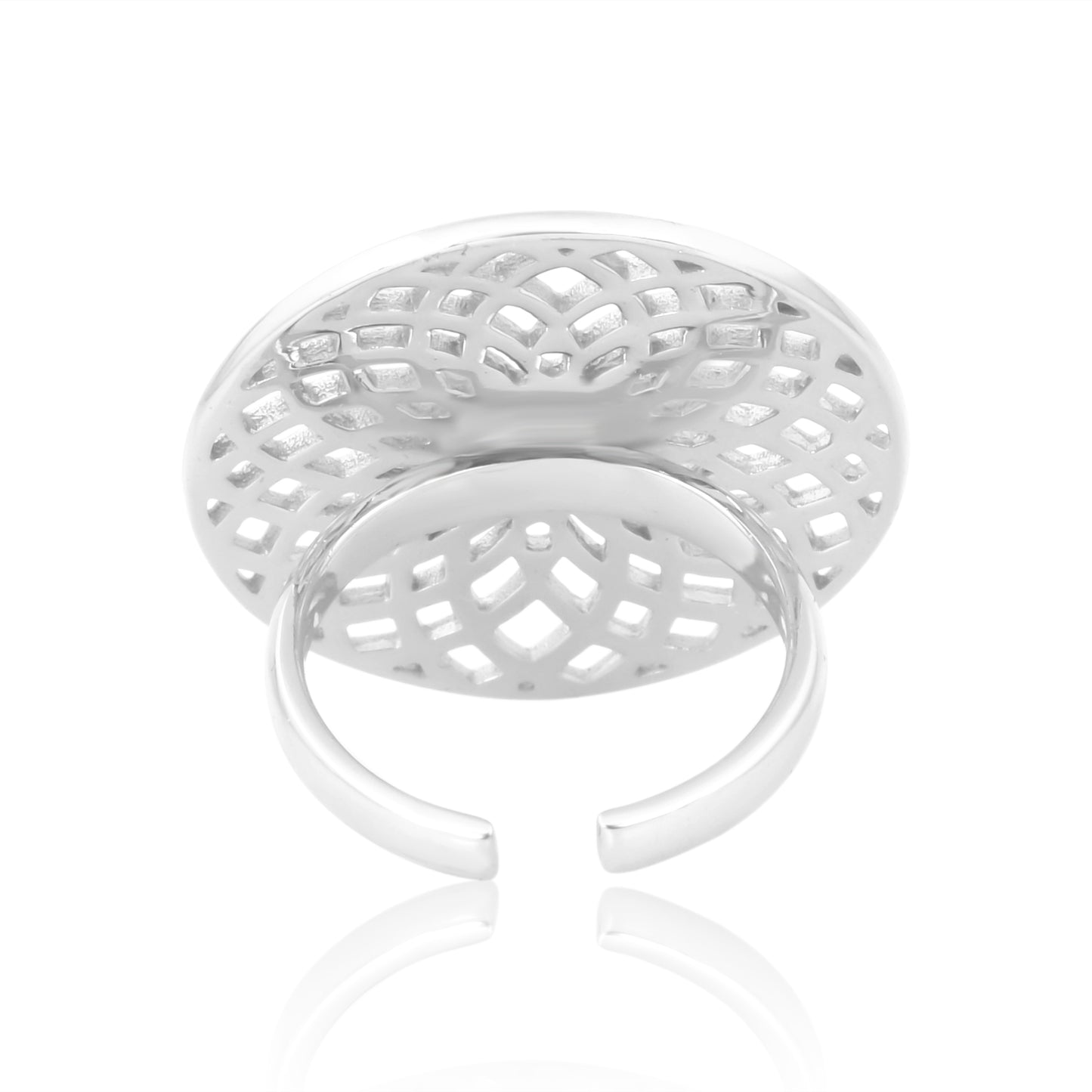 Energy Generator Ring: (92.5 Sterling Silver)