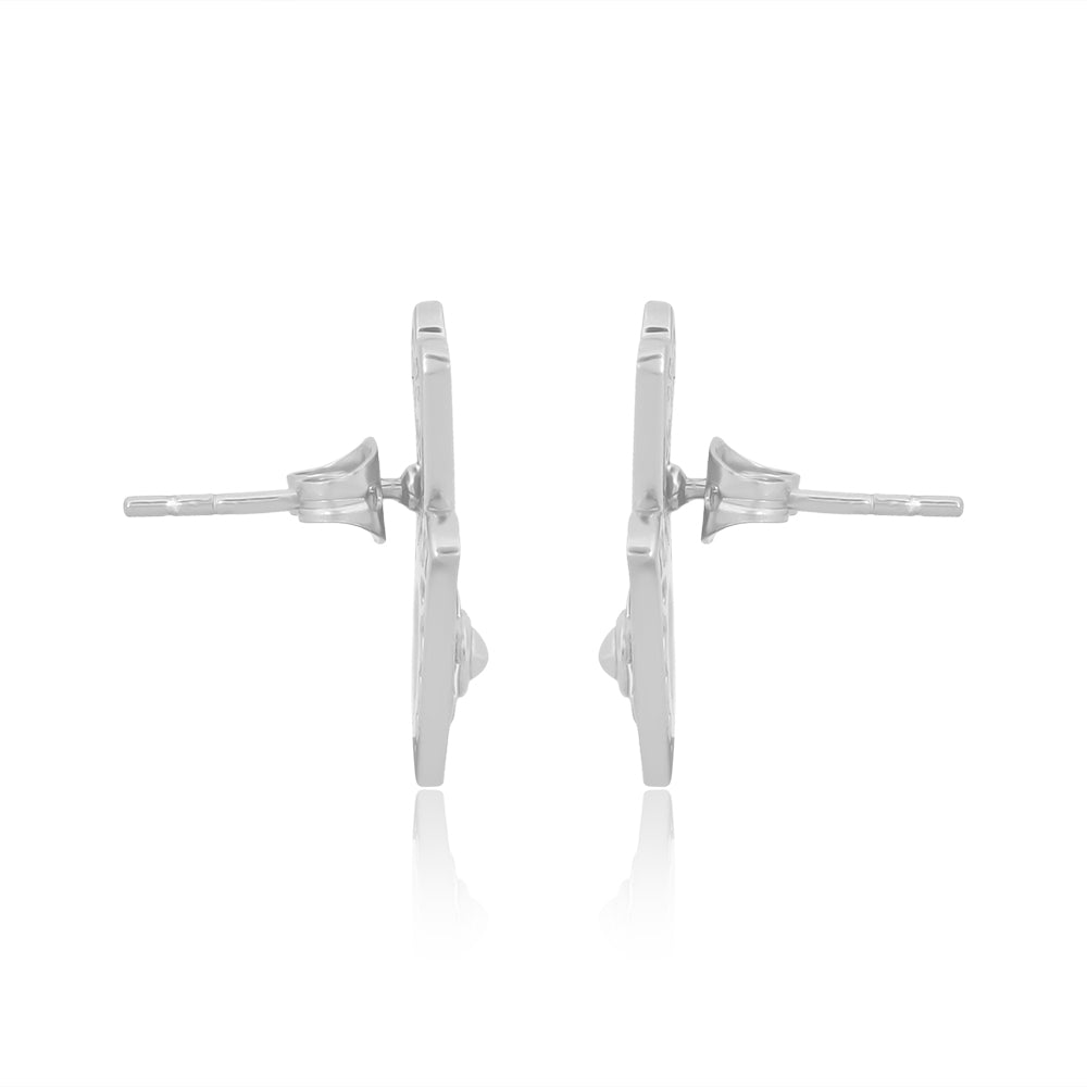 Hamsa Hand Earrings (92.5 Sterling Silver)