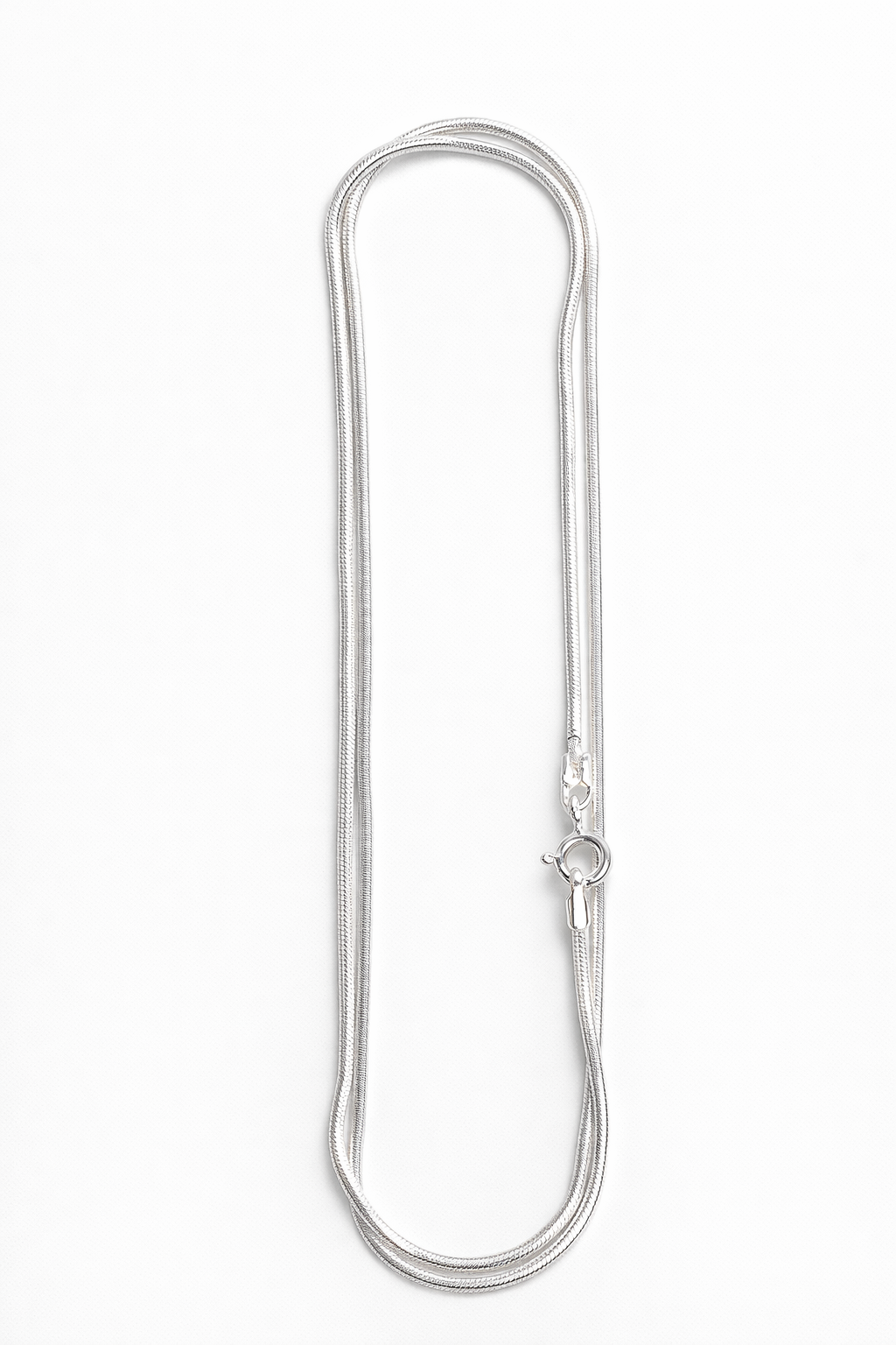 18” Snake Bone Chain – Consecrated 925 Sterling Silver