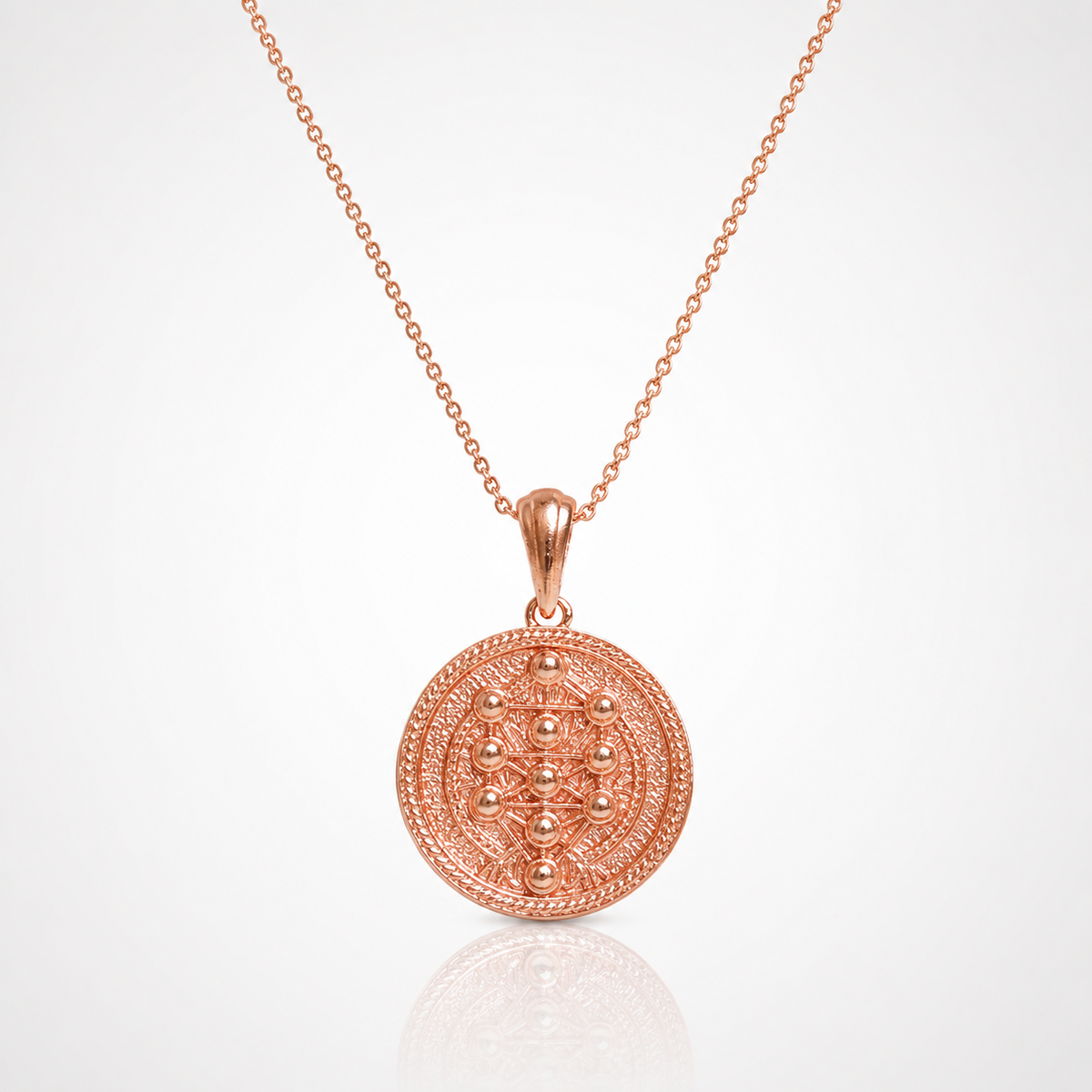 Kabbalah Tree Of Life Pendant- Copper