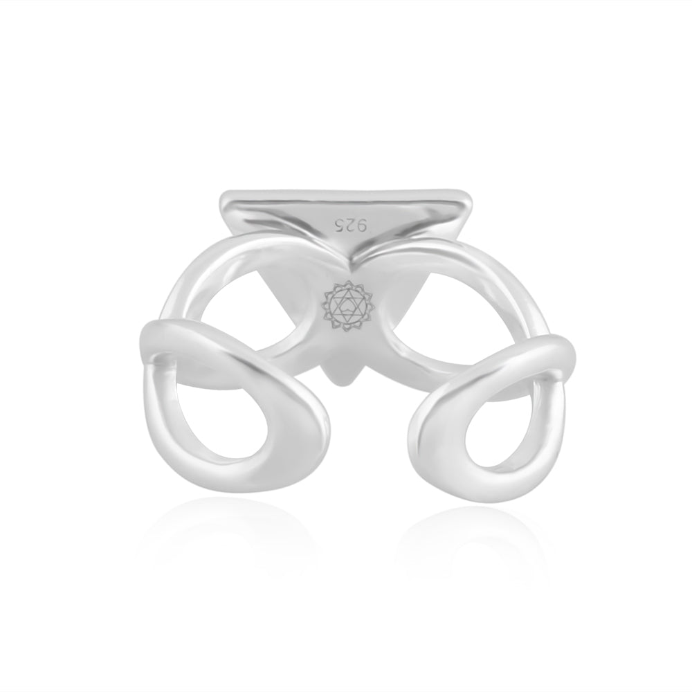 Kleem Yantra Ring: (92.5 Sterling Silver)