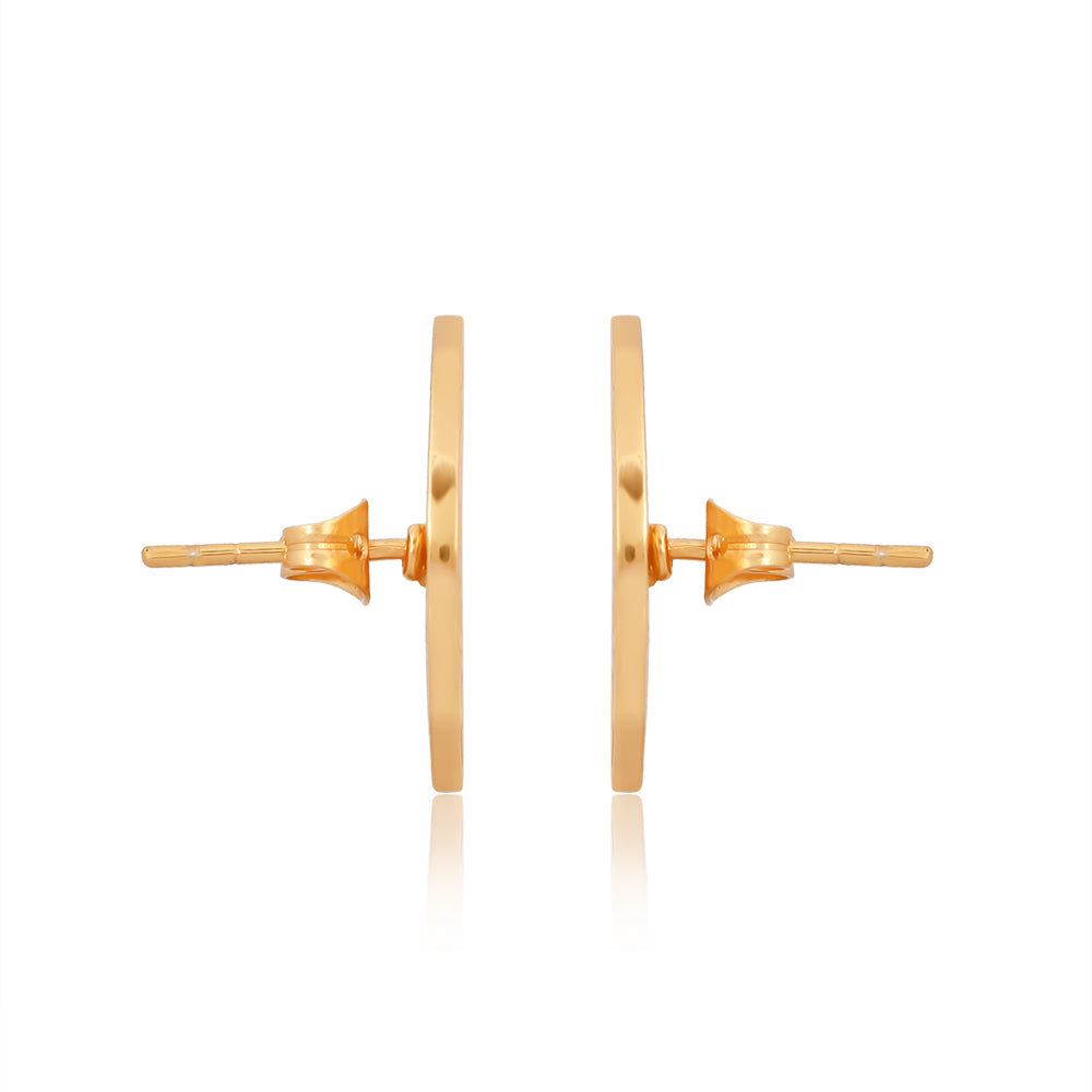 Mini Flower of Life Earrings (18Kt Gold Micron)