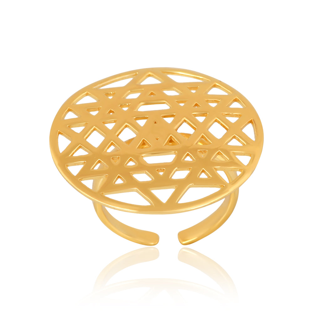 Navyoni Ring (18kt Gold Micron)