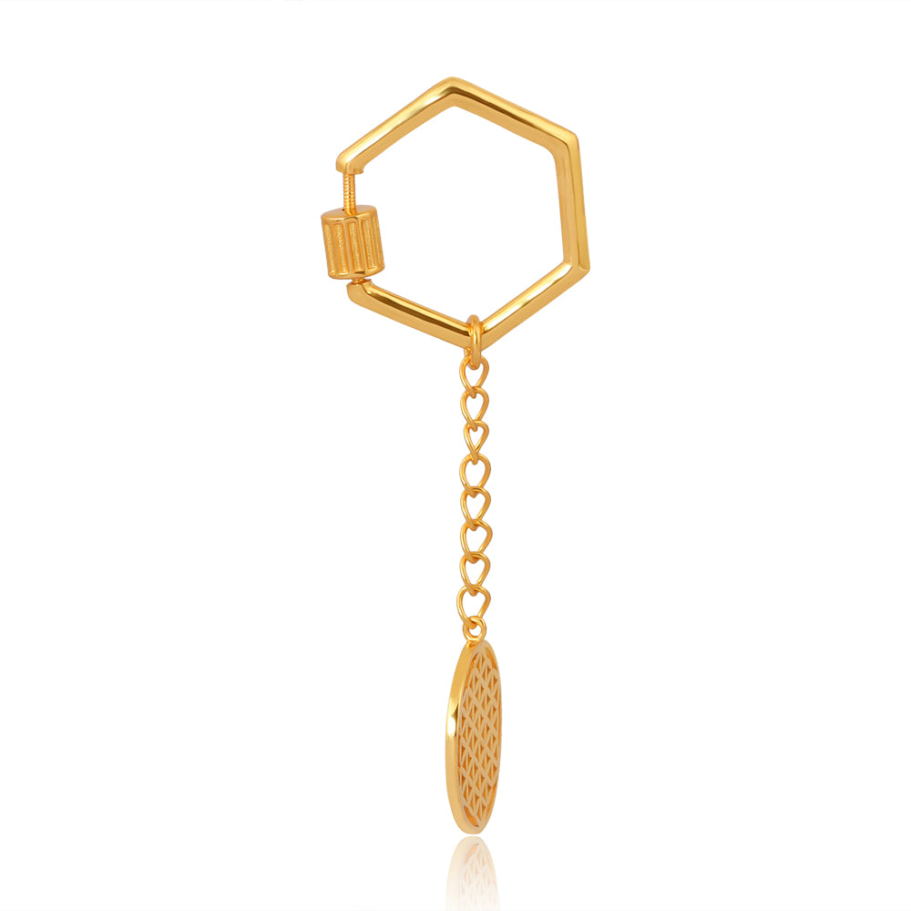 Seed of Life Keychain (18kt Gold Micron)