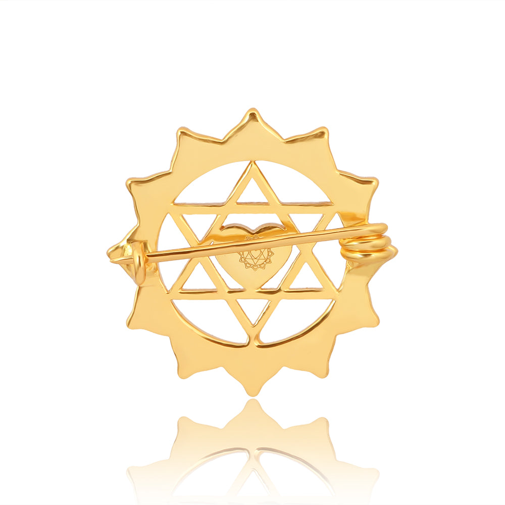 Twin Heart Brooch