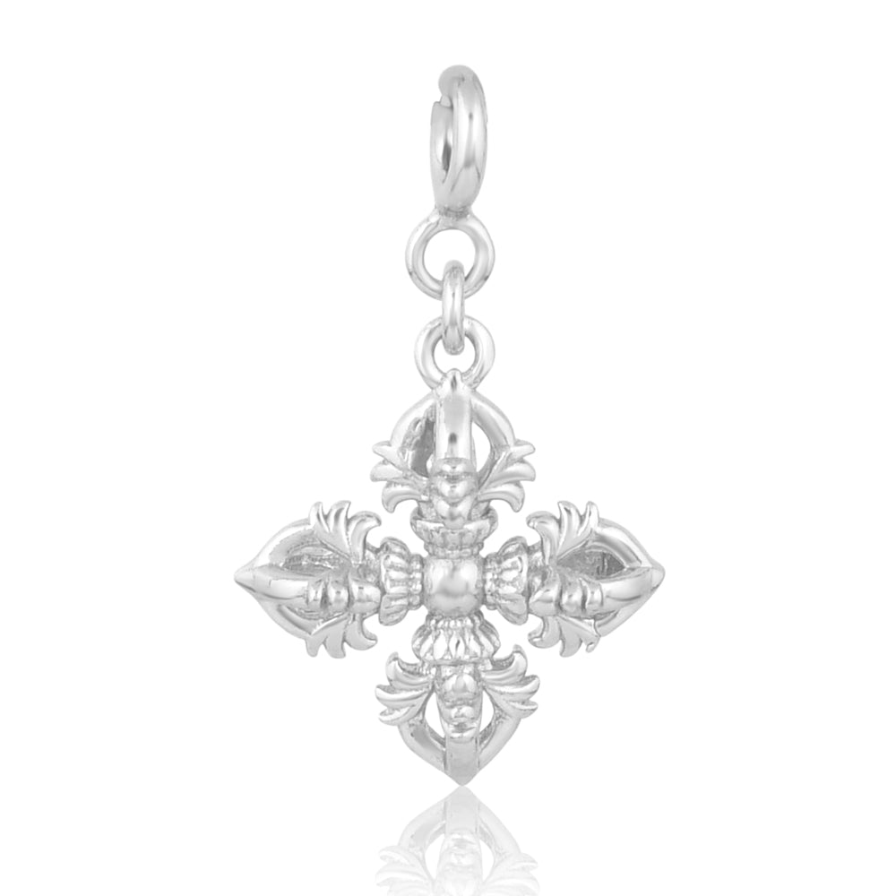 Dorge/ Vajra Charm (92.5 Sterling Silver)
