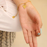 Hreem Yantra Charm - Small (18kt Gold Micron)