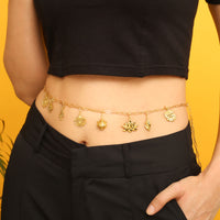 Auspicious Buddhist Collection Necklace (18kt Gold Micron)