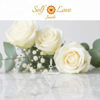 Hreem Yantra Charm  Small (92.5 Sterling Silver)