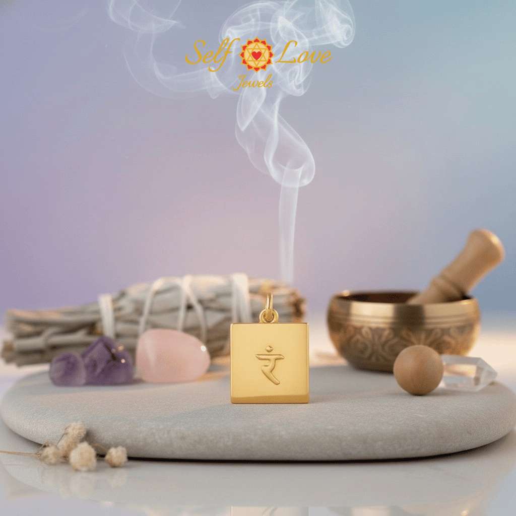 Rung Yantra Pendant (18kt Gold Micron)