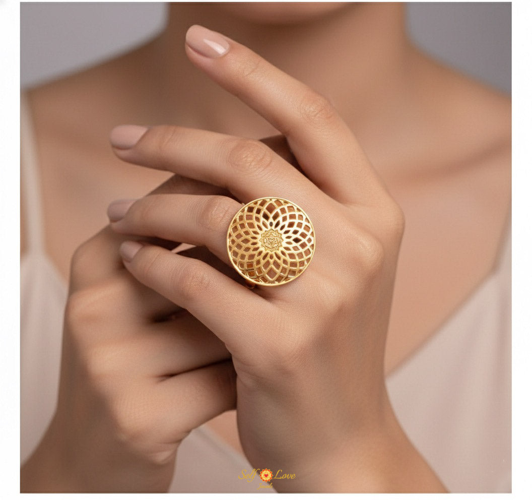Energy Generator Ring: (18K Solid Gold)