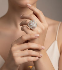 Energy Generator Ring: (92.5 Sterling Silver)