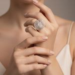 Energy Generator Ring: (92.5 Sterling Silver)
