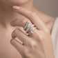Snake Ring: (92.5 Sterling Silver)