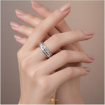 Om Mani Padme Hum Ring (92.5 Sterling Silver)