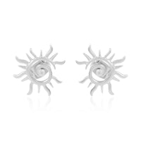 Surya: The Radiant Sun Earrings (92.5 Sterling Silver)