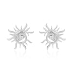 Surya: The Radiant Sun Earrings (92.5 Sterling Silver)