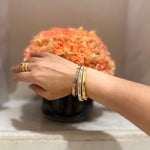 Om Namah Shivaya Om Bracelet (Brass)