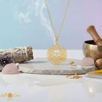 Kabbalah Tree of Life Pendant without Chain (18kt Gold Micron)
