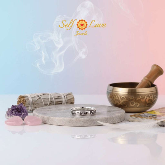 Om Mani Padme Hum Ring (92.5 Sterling Silver)