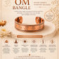 Om Engraved Copper Bracelet