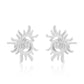 Surya: The Radiant Sun Earrings (92.5 Sterling Silver)