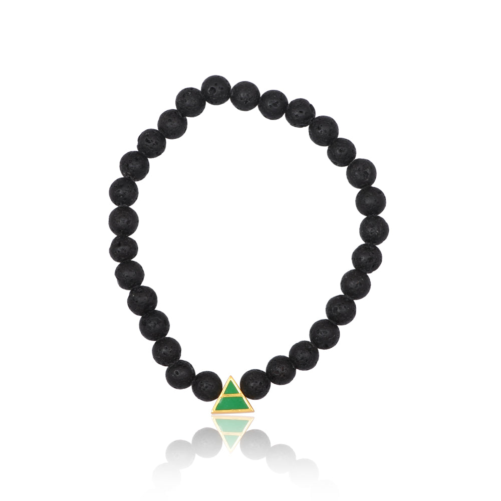 Lava Beads & Air Element (Green)