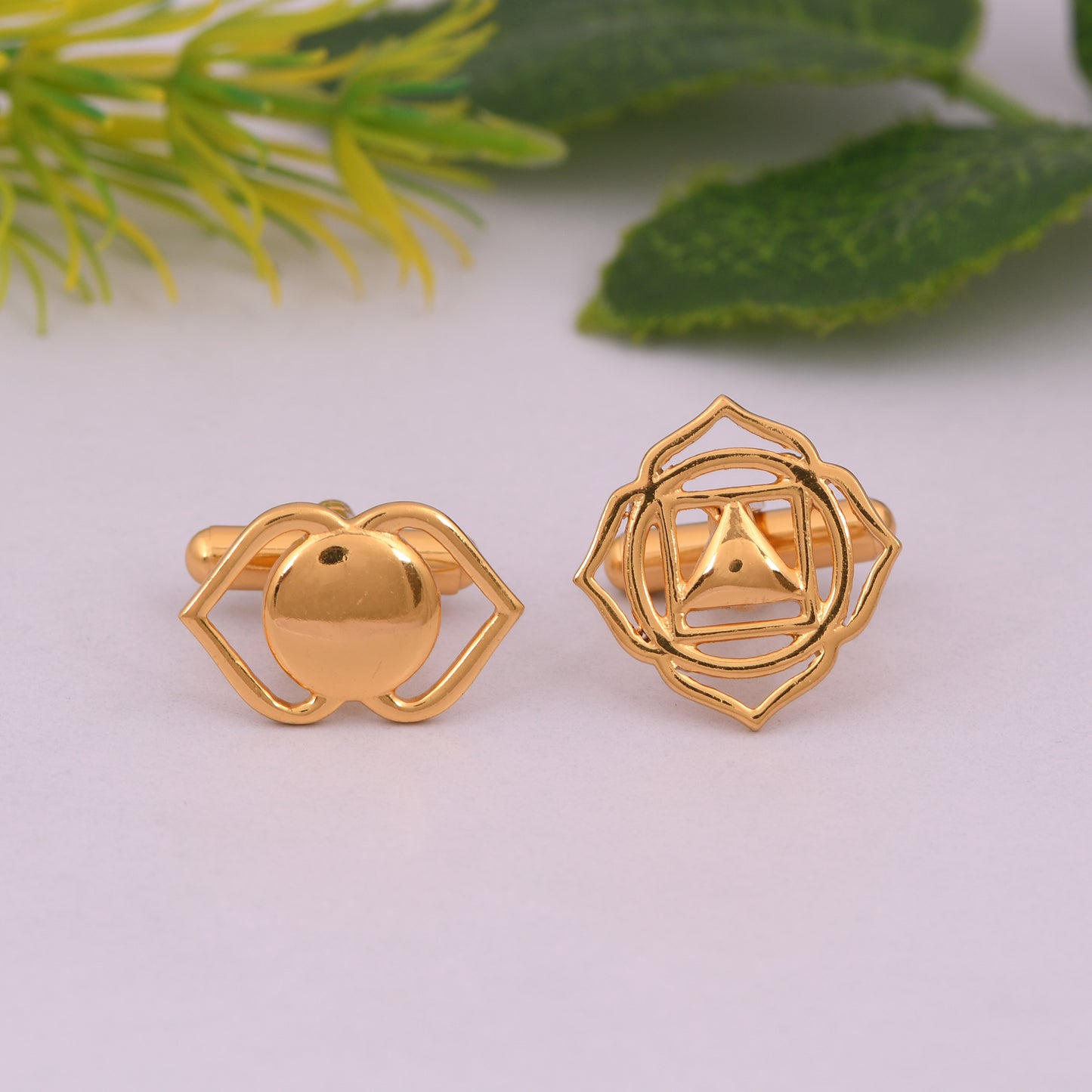 Ajna Chakra and Muladhara Chakra Cufflinks