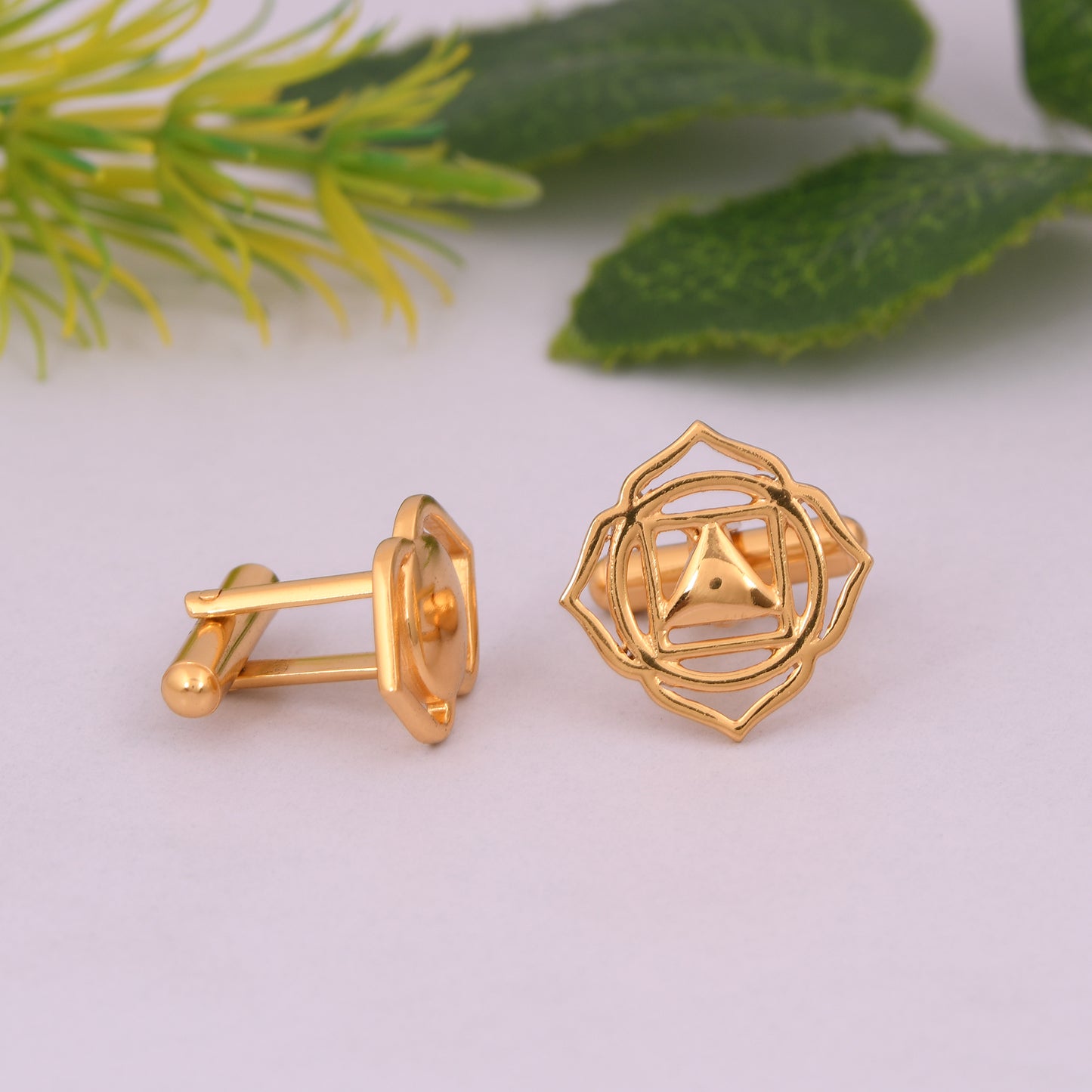 Ajna Chakra and Muladhara Chakra Cufflinks