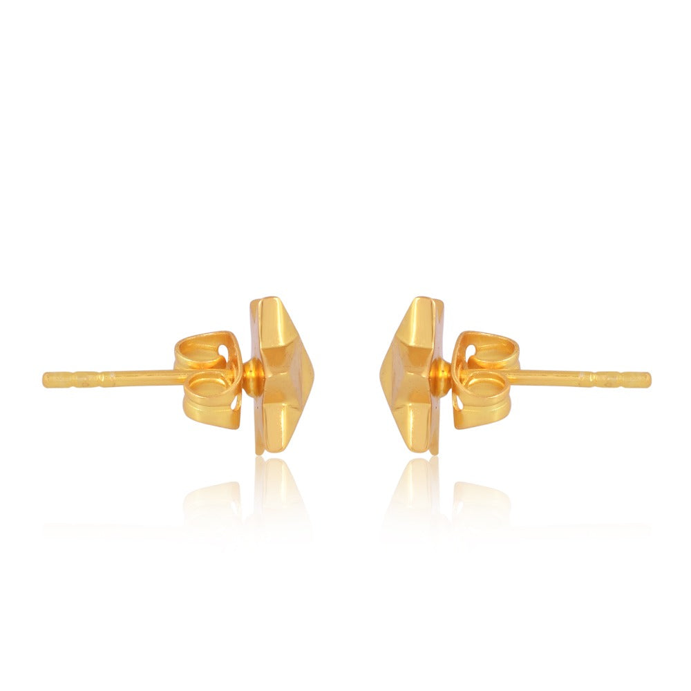 Merkaba Earrings (18kt Gold Micron)