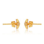 Merkaba Earrings (18kt Gold Micron)