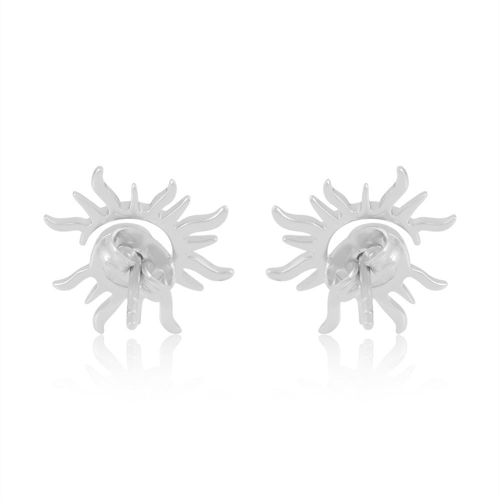 Surya: The Radiant Sun Earrings (92.5 Sterling Silver)