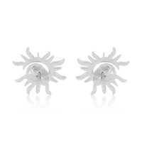 Surya: The Radiant Sun Earrings (92.5 Sterling Silver)