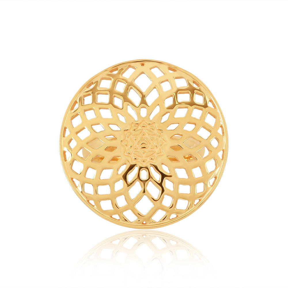 Energy Generator Ring - 14K Solid Gold