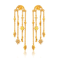 Celestial Collection Earrings 18kt Gold Micron Plated