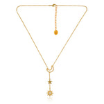 Celestial Collection Pendant 18kt Gold Micron Plated