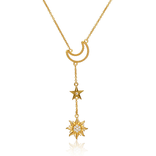 Celestial Collection Pendant 18kt Gold Micron Plated