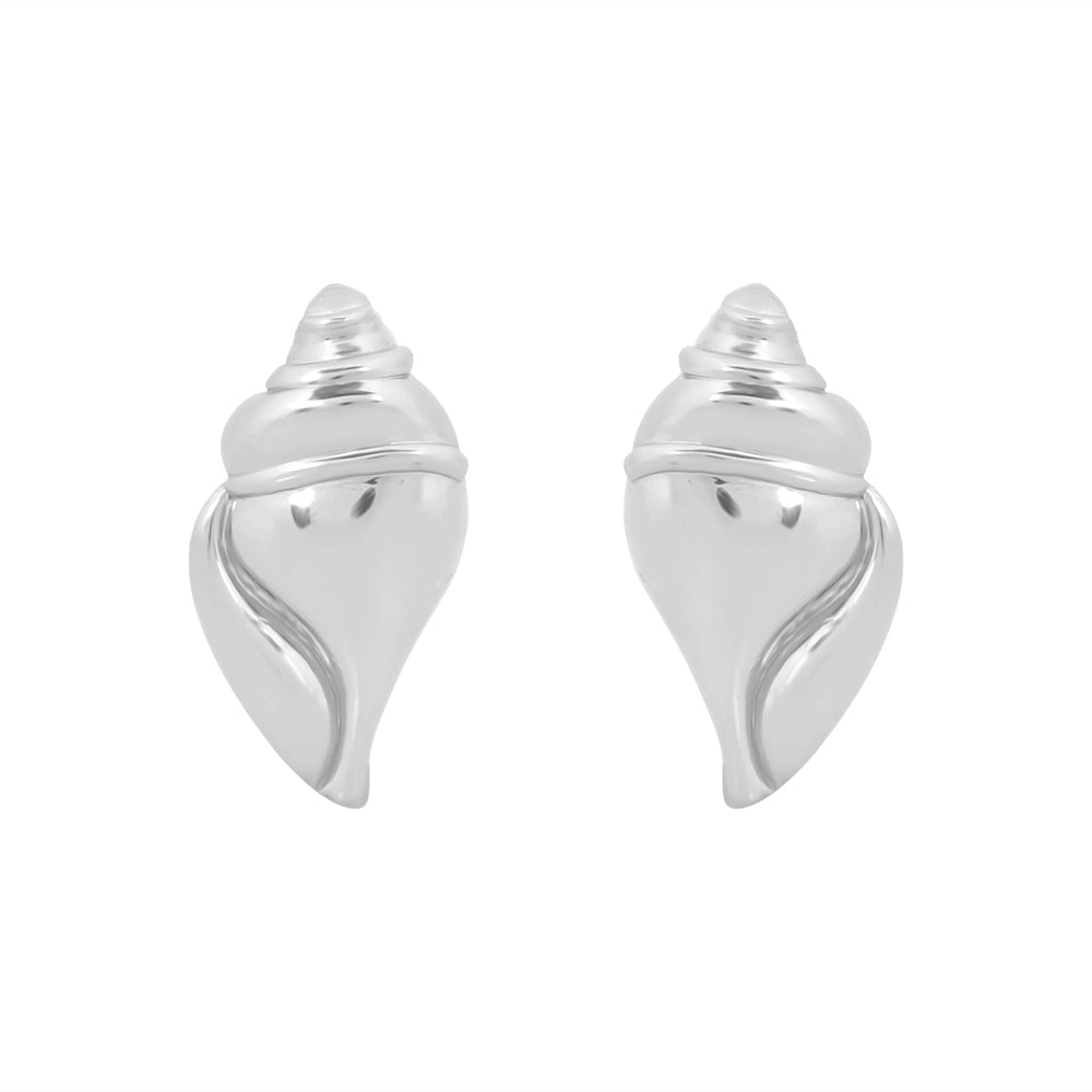 Conch Shell Earrings (92.5 Sterling Silver)