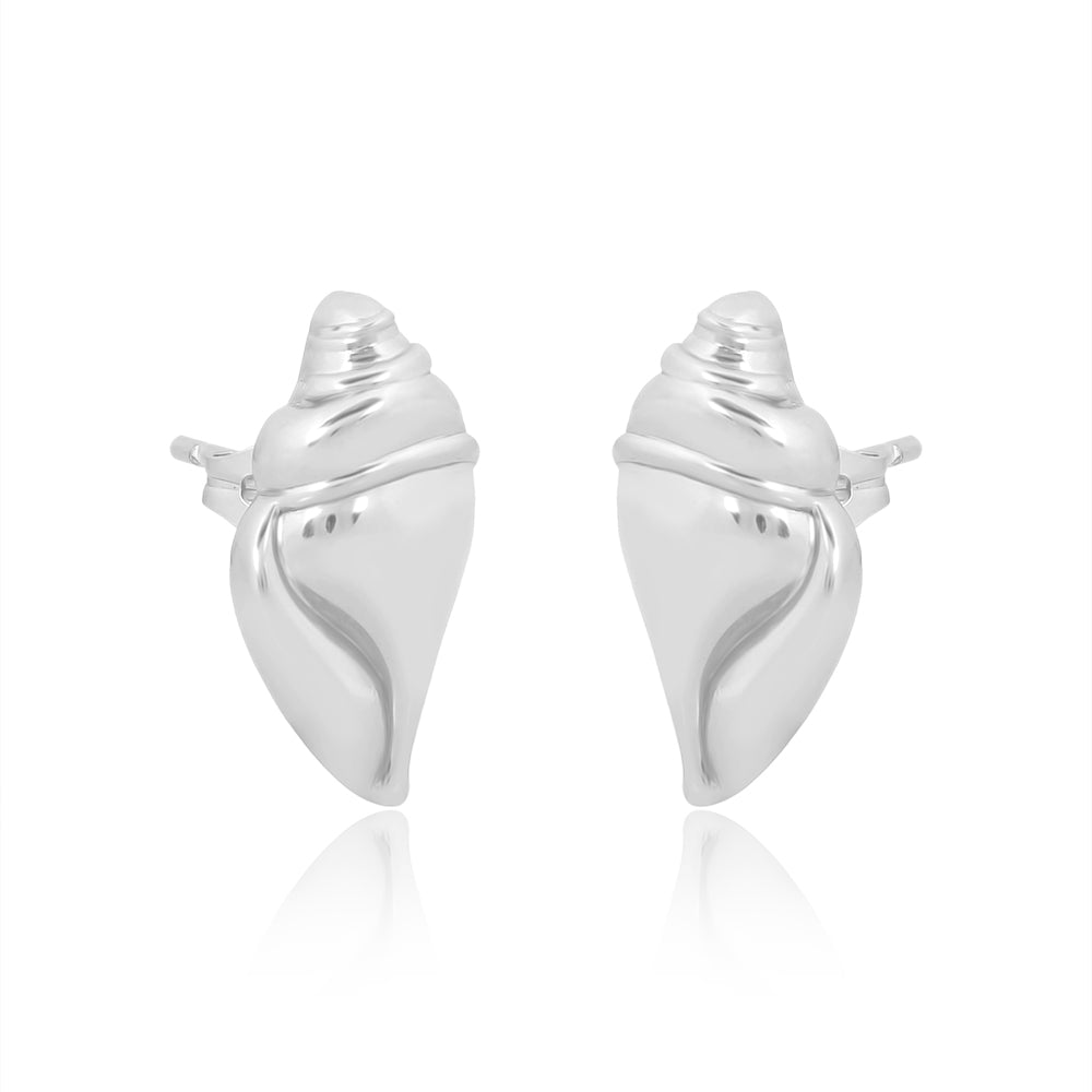 Conch Shell Earrings (92.5 Sterling Silver)