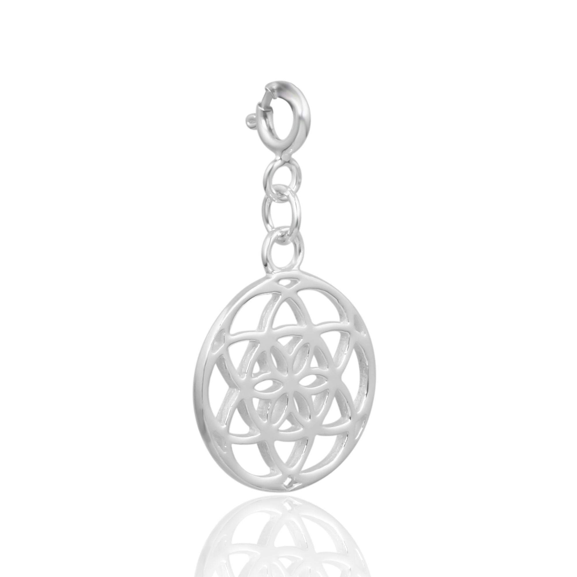 Seed of Life Charm - Silver