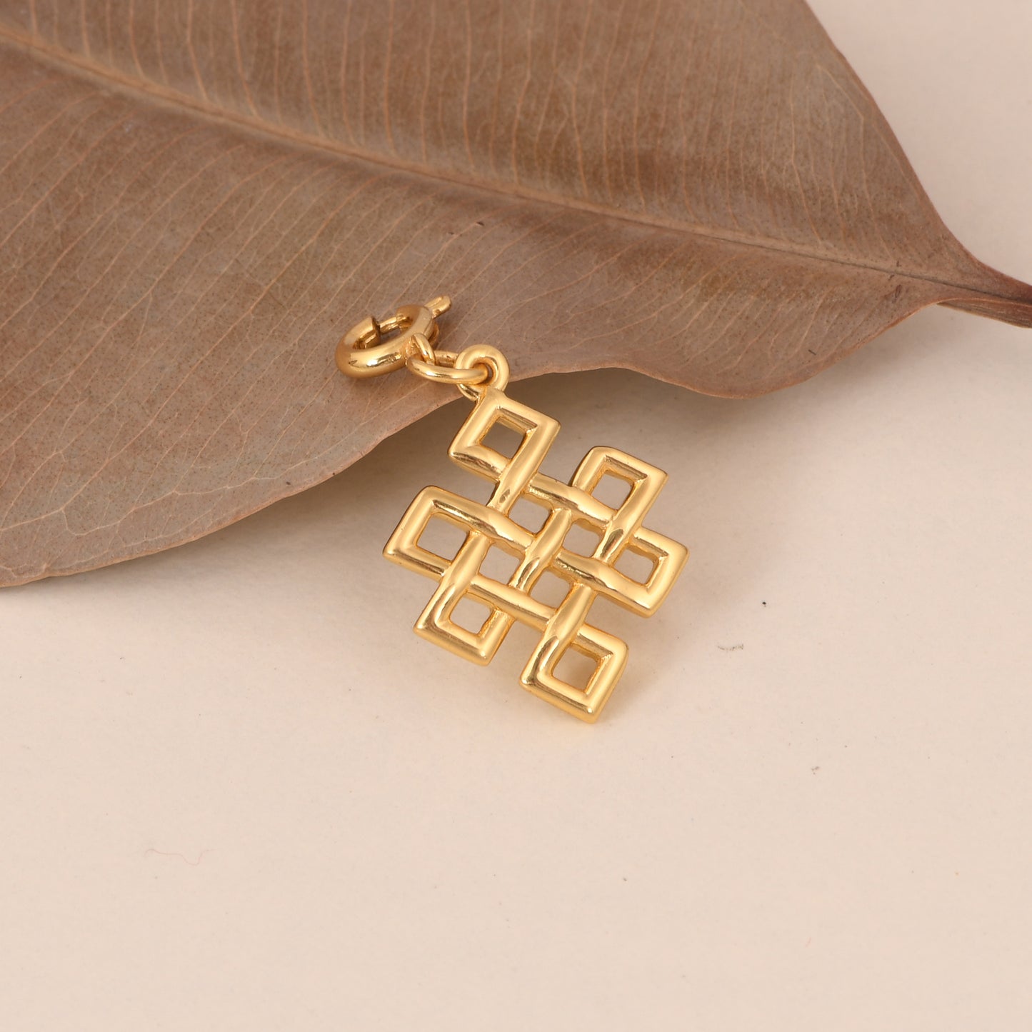 Auspicious Buddhist Charm: Endless Knot