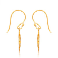 Endless Knot Earrings (18kt Gold Micron)
