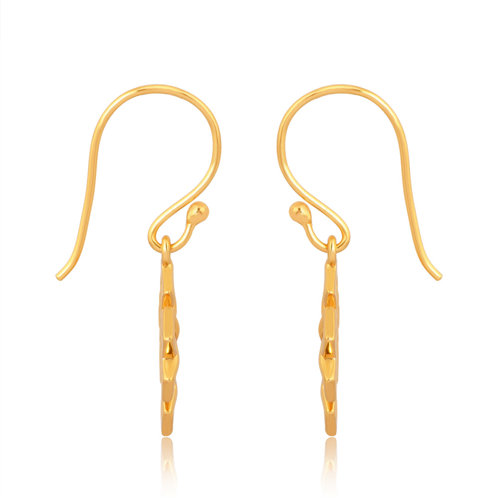 Endless Knot Earrings (18kt Gold Micron)