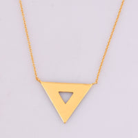 Triangular Energy Generator Pendant - Red