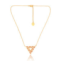 Triangular Energy Generator Pendant - Red