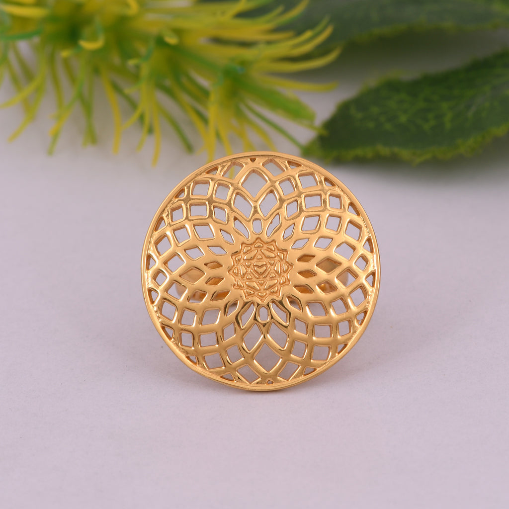 Energy Generator Ring: (14K Solid Gold)